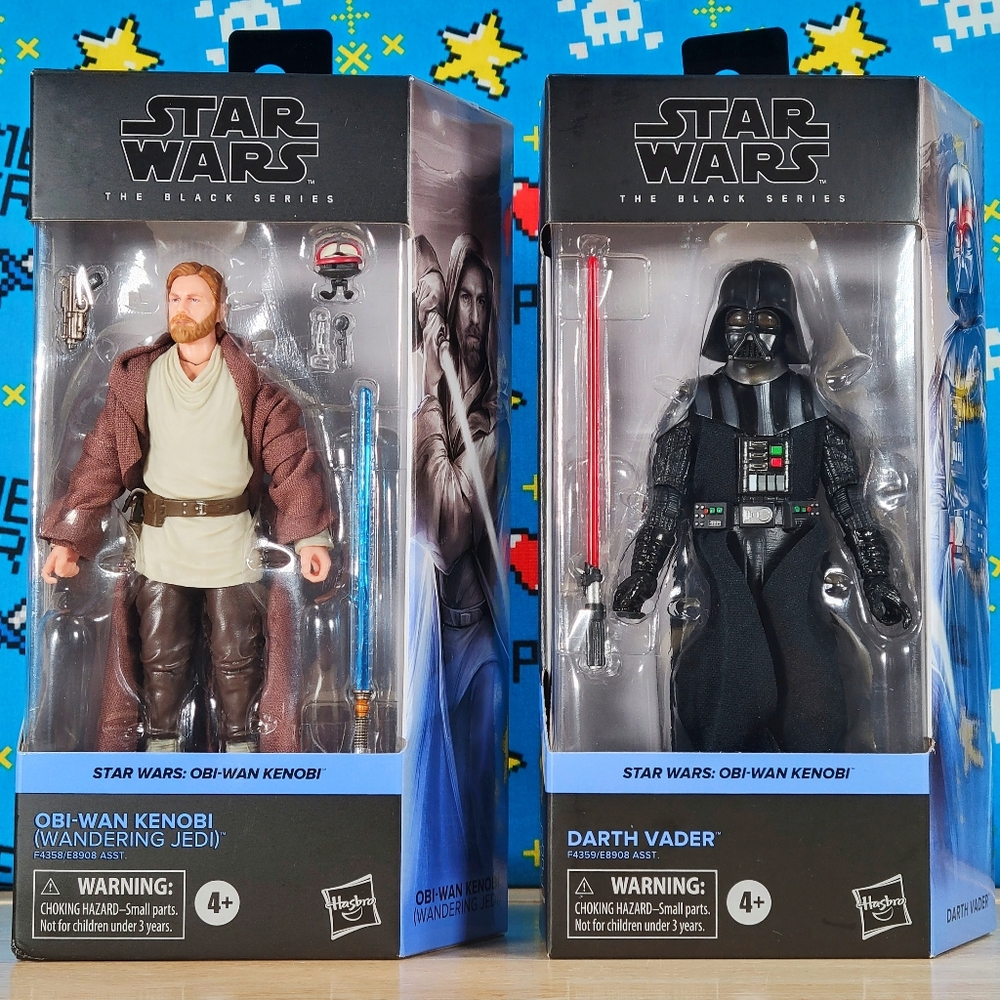 Darth Vader & Wandering Jedi Obi-Wan Kenobi Star Wars The Black Series Hasbro